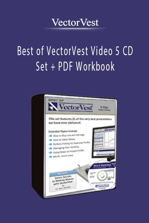 VectorVest - Best of VectorVest Video 5 CD Set + PDF Workbook